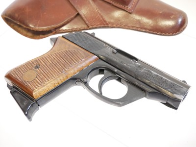 Lot 363 - Mauser HSc. model 84 8mm blank firing pistol SPECIAL LICENCE REQUIRED.