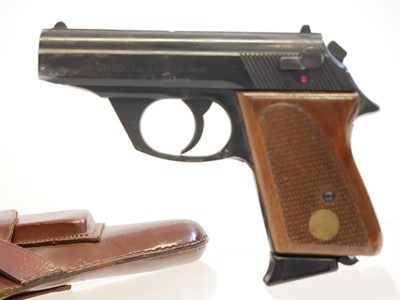 Lot 363 - Mauser HSc. model 84 8mm blank firing pistol SPECIAL LICENCE REQUIRED.