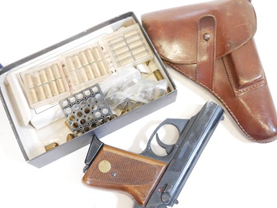 Lot 363 - Mauser HSc. model 84 8mm blank firing pistol SPECIAL LICENCE REQUIRED.