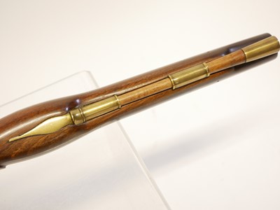 Lot 537 - Part built reproduction flintlock heavy dragoon pistol