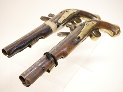 Lot 15 - Pair of .600 Flintlock pistols