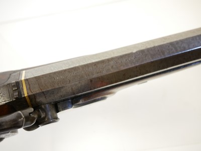 Lot 16 - Percussion pistol by Innes of Edinburgh