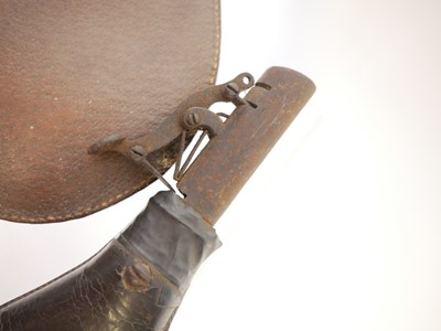 Lot 473 - Five powder / shot  flasks