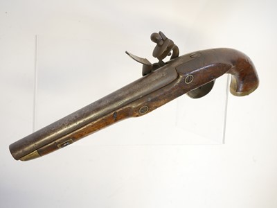 Lot 17 - Belgian Sea Service flintlock pistol