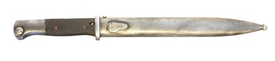 Lot 211 - German Third Reich WWII 84/98 Waffenamt stamped bayonet