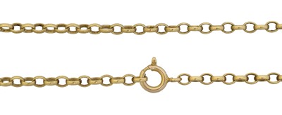 Lot 133 - A chain necklace