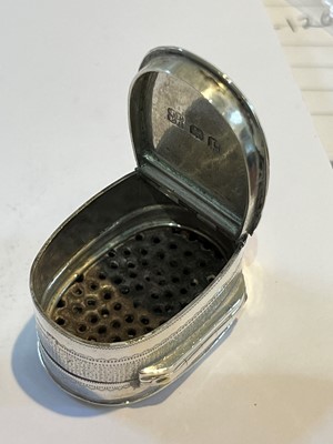 Lot 53 - A George III silver nutmeg grater
