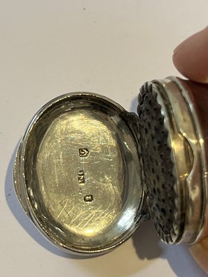 Lot 6 - A George III silver nutmeg grater