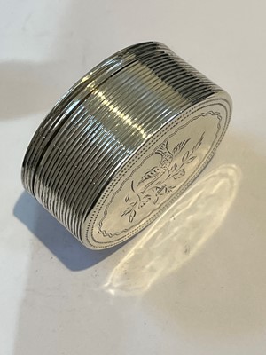 Lot 27 - A William IV silver nutmeg grater