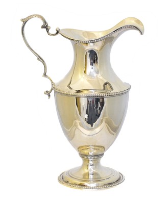 Lot 67 - A late 18th century Scottish silver milk jug