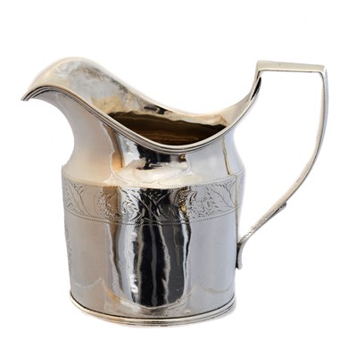 Lot 55 - A George III silver milk jug