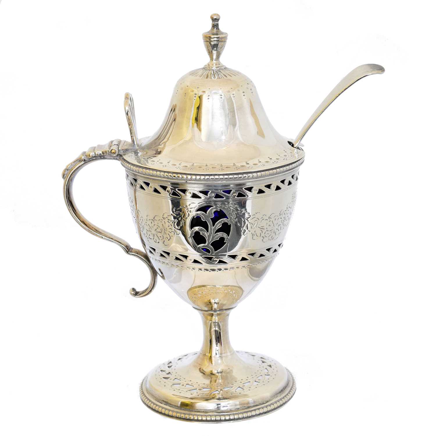 Lot 57 - A George III silver mustard pot