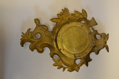 Lot Late 19th century French Cartel Wall Clock