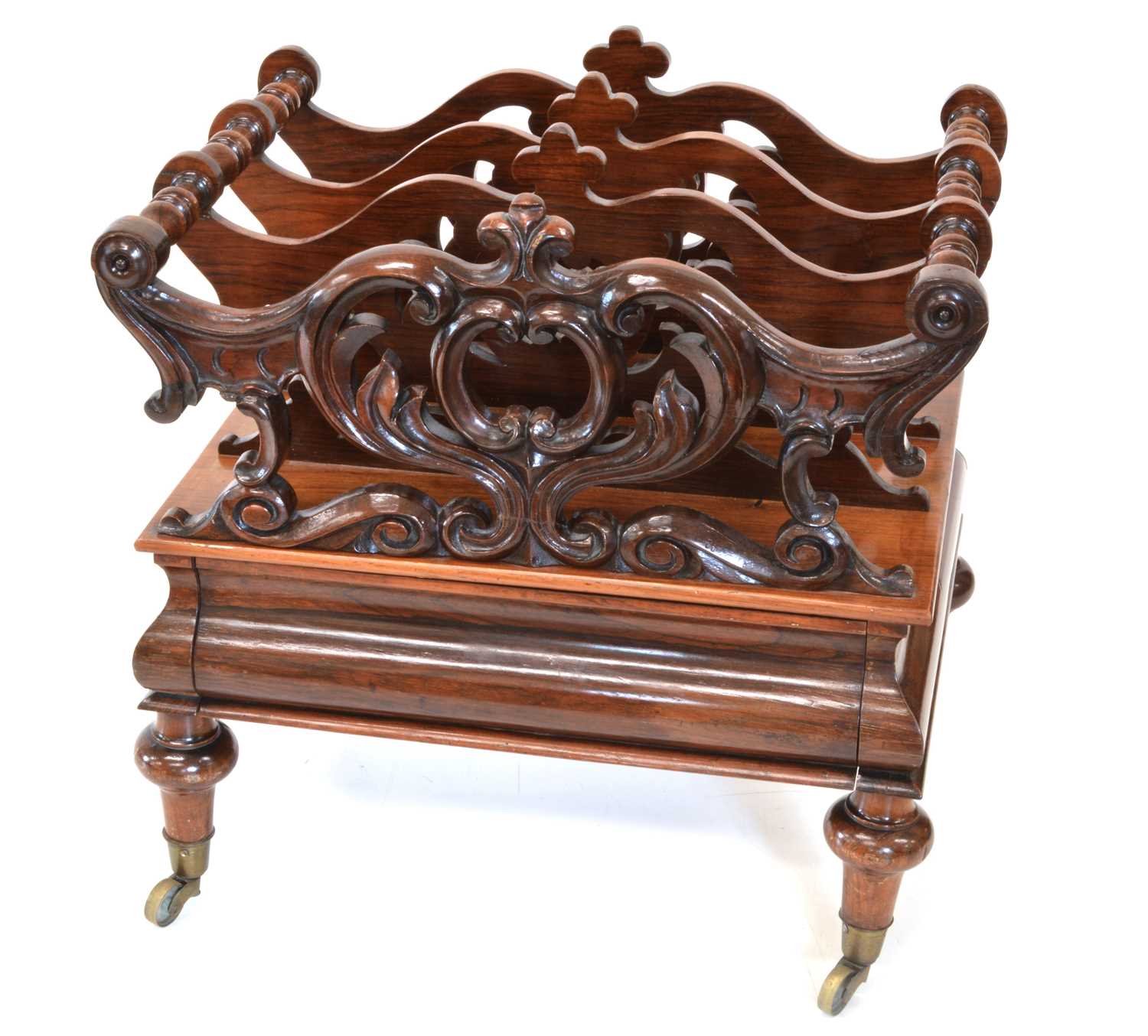 Lot 265 - Victorian Rosewood Canterbury