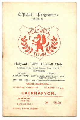Lot 51 - Welsh Football Programmes
