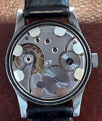 Lot 306 - A 1940s Omega British Civil Service India manual wind wristwatch