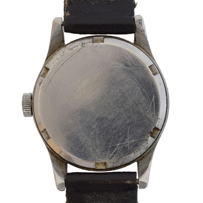 Lot 306 - A 1940s Omega British Civil Service India manual wind wristwatch