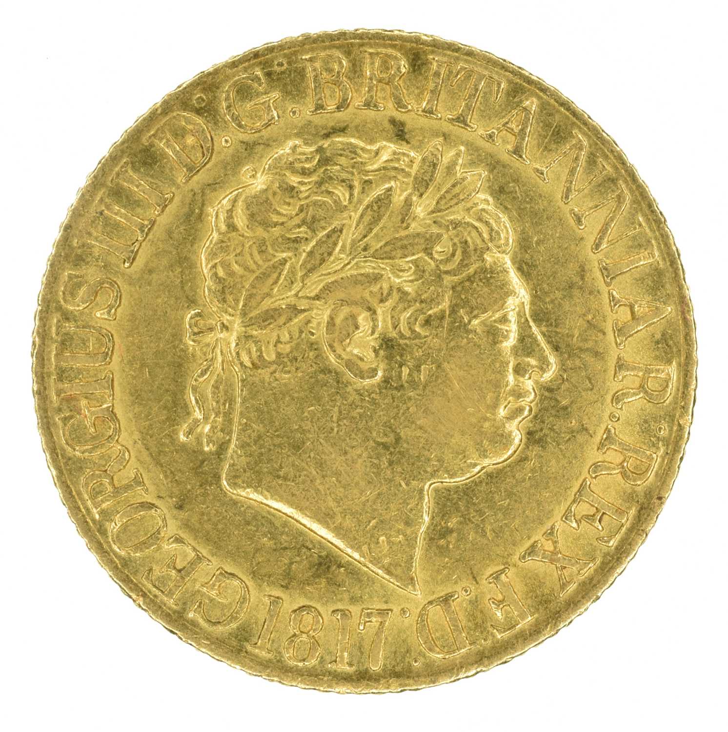 Lot 107 - King George III, Sovereign, 1817.