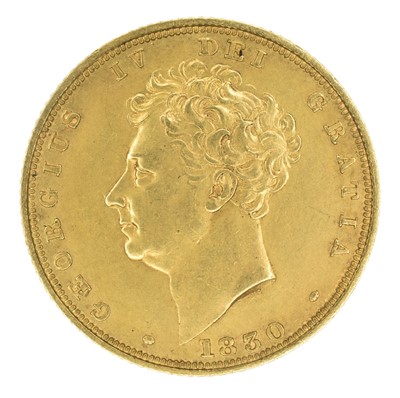 Lot 108 - King George IV, Sovereign, 1830.