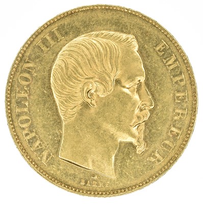 Lot 125 - France, Napoleon III, 50 Francs, 1856.