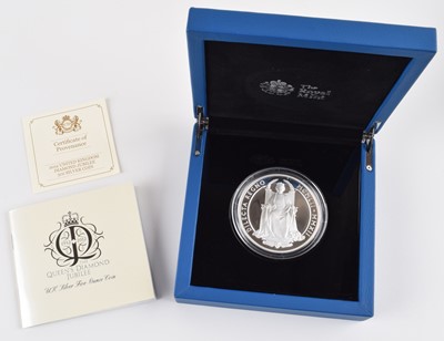 Lot 31 - 2012 UK Diamond Jubilee 5oz Silver Coin.