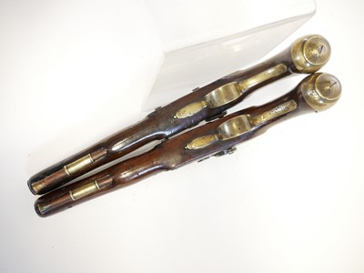 Lot 20 - Pair of .700 calibre percussion belt pistols