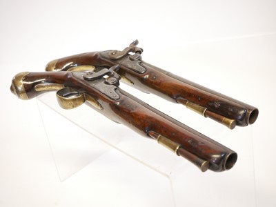 Lot 20 - Pair of .700 calibre percussion belt pistols