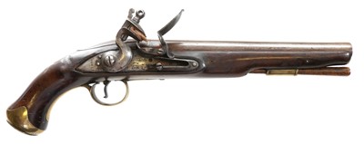 Lot 18 - Flintlock cavalry pistol