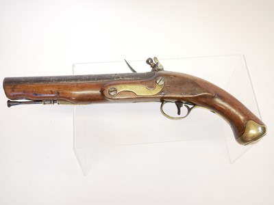 Lot 19 - Flintlock dragoon type pistol