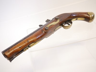 Lot 19 - Flintlock dragoon type pistol