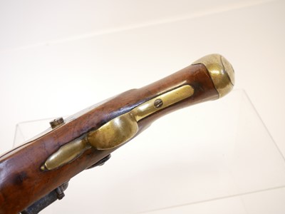 Lot 19 - Flintlock dragoon type pistol