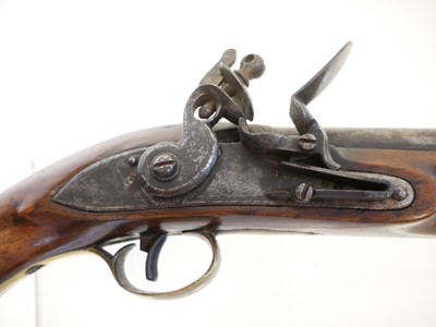 Lot 19 - Flintlock dragoon type pistol
