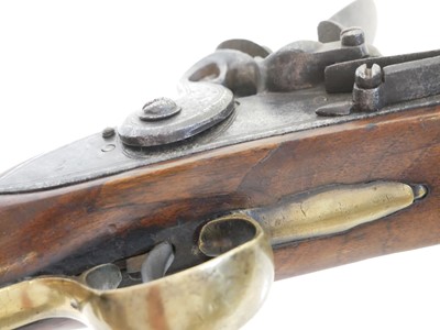 Lot 19 - Flintlock dragoon type pistol