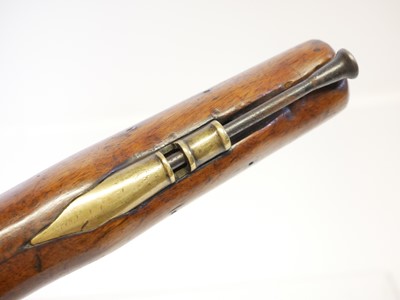 Lot 19 - Flintlock dragoon type pistol