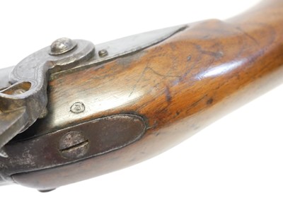 Lot 19 - Flintlock dragoon type pistol