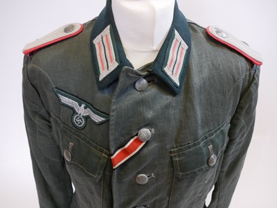 Lot 257 - German WWII armoured troops officers tunic