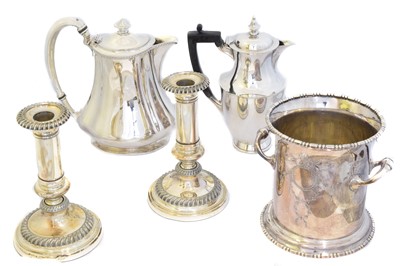 Lot 108 - A large selection of silver plate and EPNS