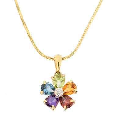 Lot 115 - A gem-set 'Rainbow' pendant by H. Stern