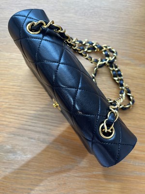 Lot 257 - A Chanel Mademoiselle shoulder bag