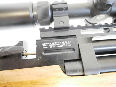 Lot 141 - Webley Mastiff 12 .22 PCP bullpup rifle