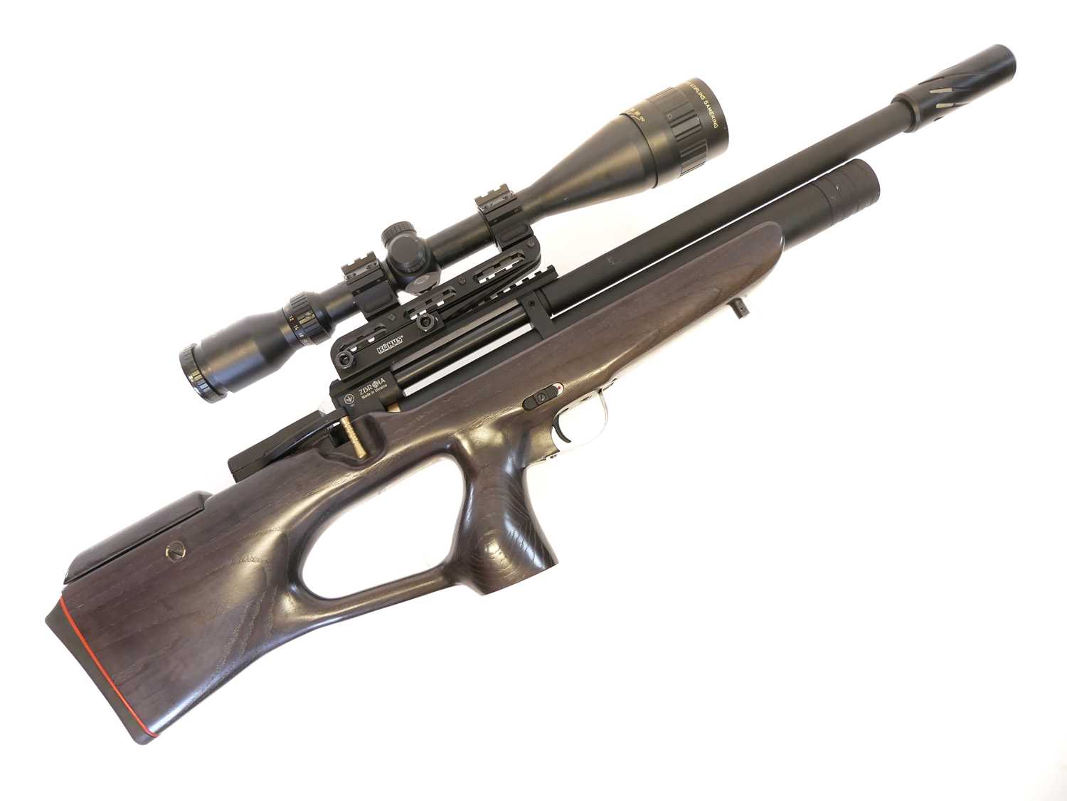 Lot 142 - Zbroia Kozak .22 PCP bullpup air rifle