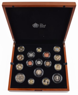 Lot 94 - The Royal Mint 2016 United Kingdom Premium Proof Coin Set.