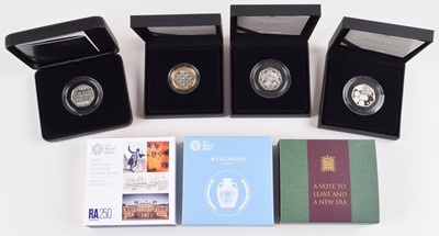 Lot 40 - Seven assorted Royal Mint silver proof coins (7).