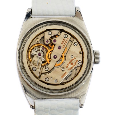 Lot 316 - A 1930s Vacheron & Constantin steel manual wind wristwatch