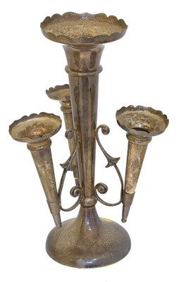 Lot 108 - A George VI silver epergne