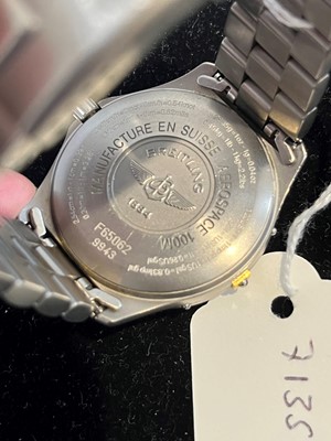 Lot 275 - A titanium Breitling Aerospace digital quartz wristwatch