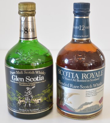 Lot 81 - 2 bottles of Glen Scotia Distillery Cambletown