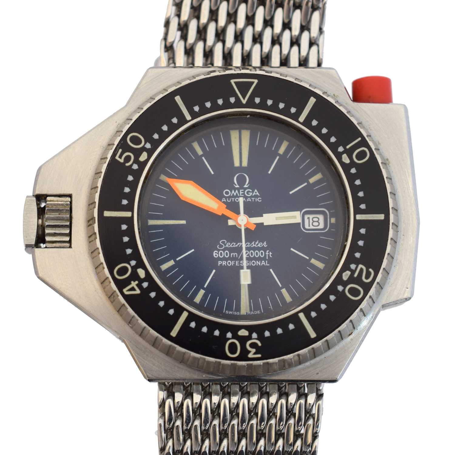 307 - A 1970s Omega Seamaster Ploprof 600M automatic diver's wristwatch, 