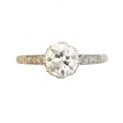 Lot 140 - An early 20th century diamond single stone ring