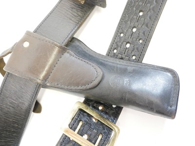 Lot 86 - Blank firing replica of a Colt SAA revolver with rig